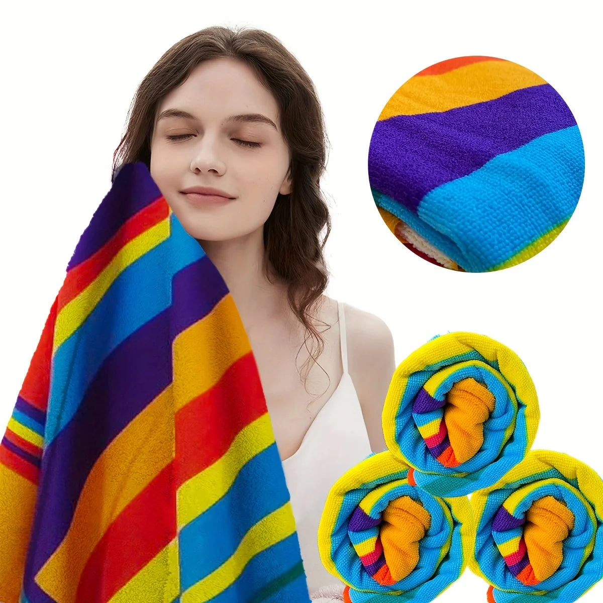 Quick Dry Sand Resistant Beach Towel Set
