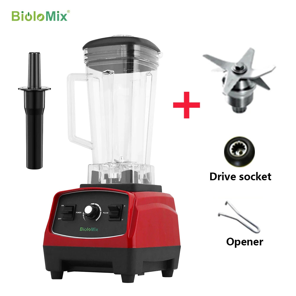 Biolomix Heavy Duty Commercial Blender For Smoothies And Food Prep
