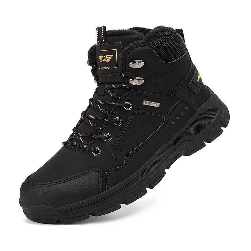 Men's Hiking Boots Lace Up Non Slip Outdoor Trekking Shoes