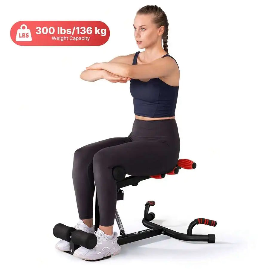 Adjustable Squat, Ab and Glute Trainer for Home Workouts