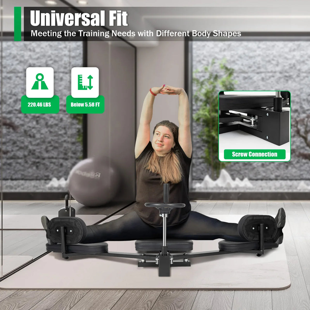 Heavy Duty Leg Stretcher for Flexibility and Stretching