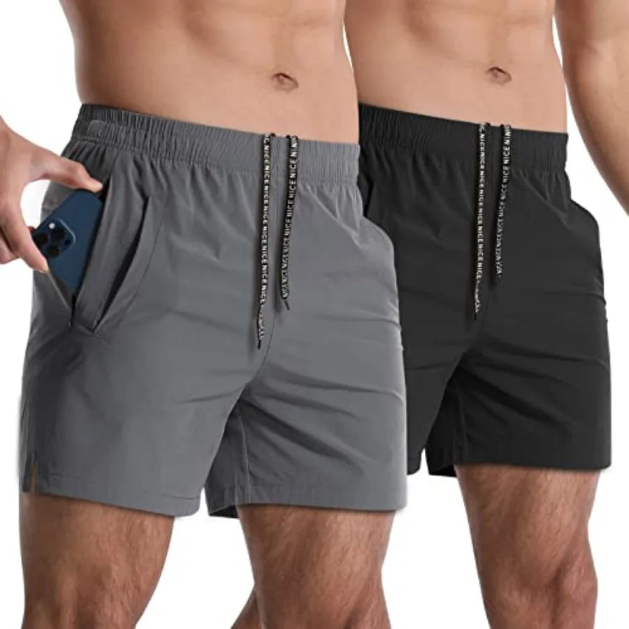 Mens Quick Dry Athletic Shorts With Pockets For Running
