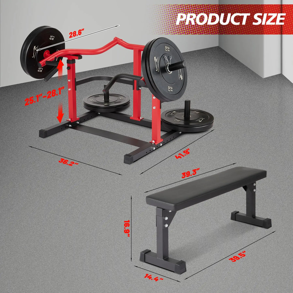 Chest Press Machine With Independent Converging Arms For Home Gym