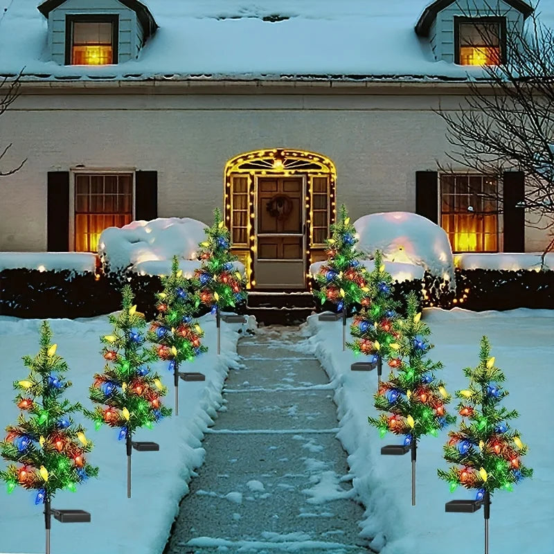 Solar Christmas Tree LED Garden Decorative Lights
