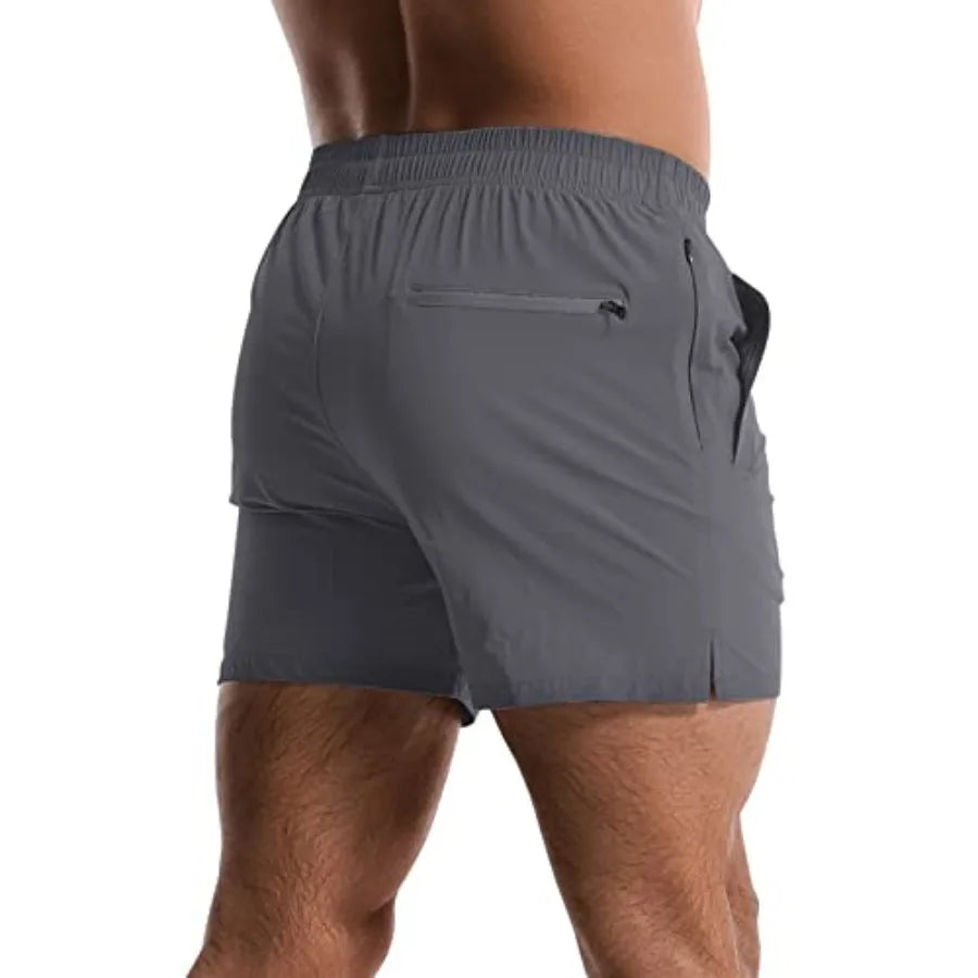 Mens Quick Dry Athletic Shorts With Pockets For Running
