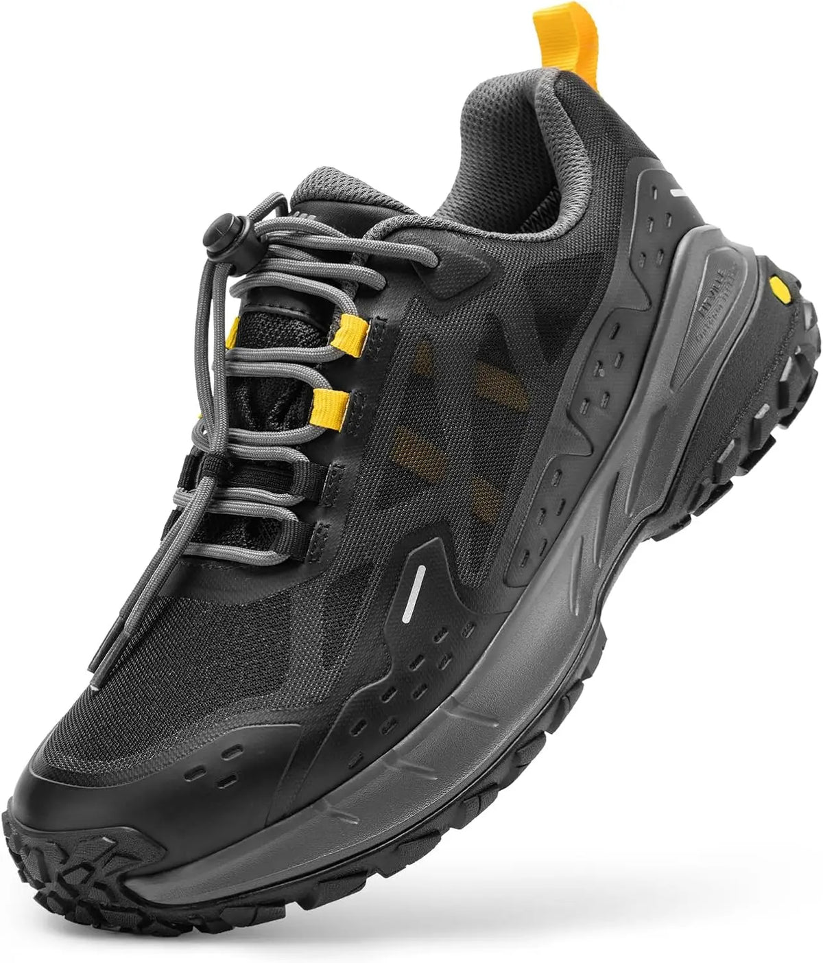 FitVille Men's Wide Waterproof Hiking Shoes With Quick Lace