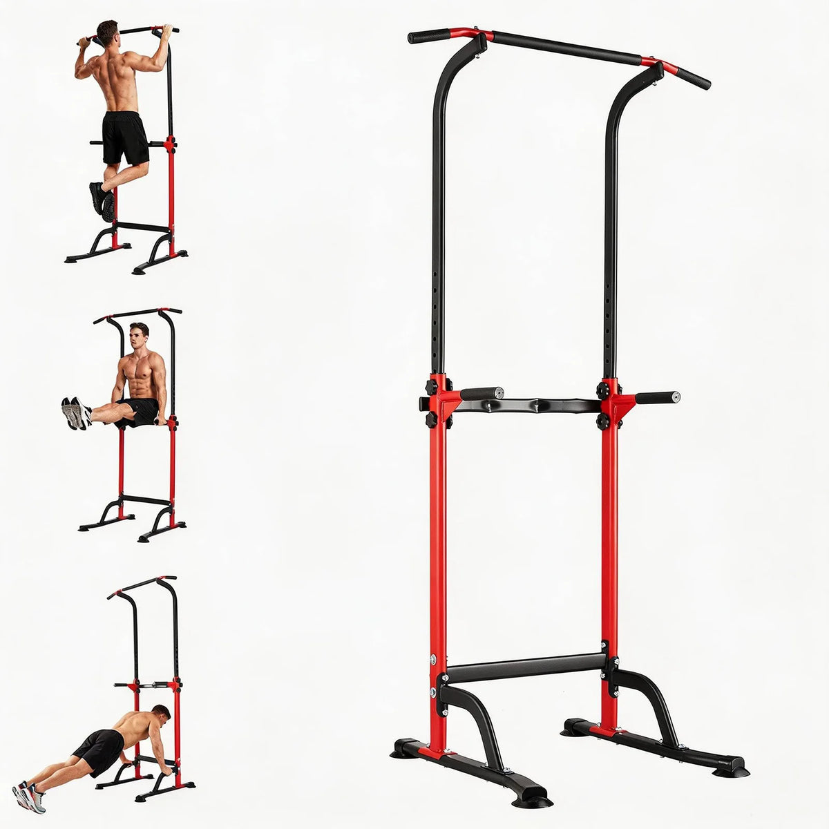 HiMISS Power Tower Dip Station With Pull Up Bar