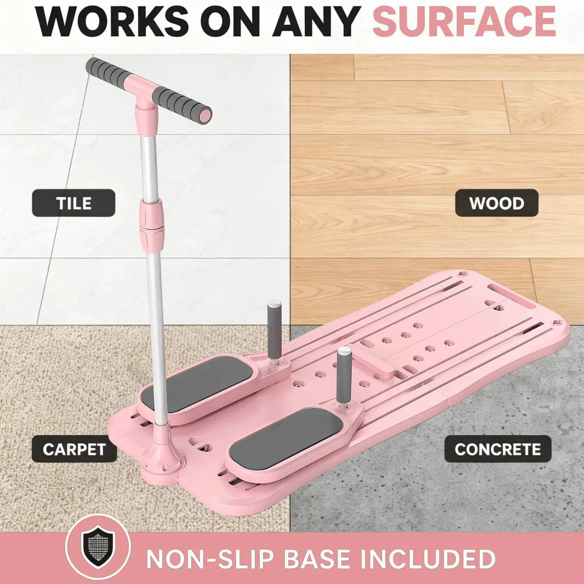 Foldable Pilates Board Kit for Full Body Home Workouts