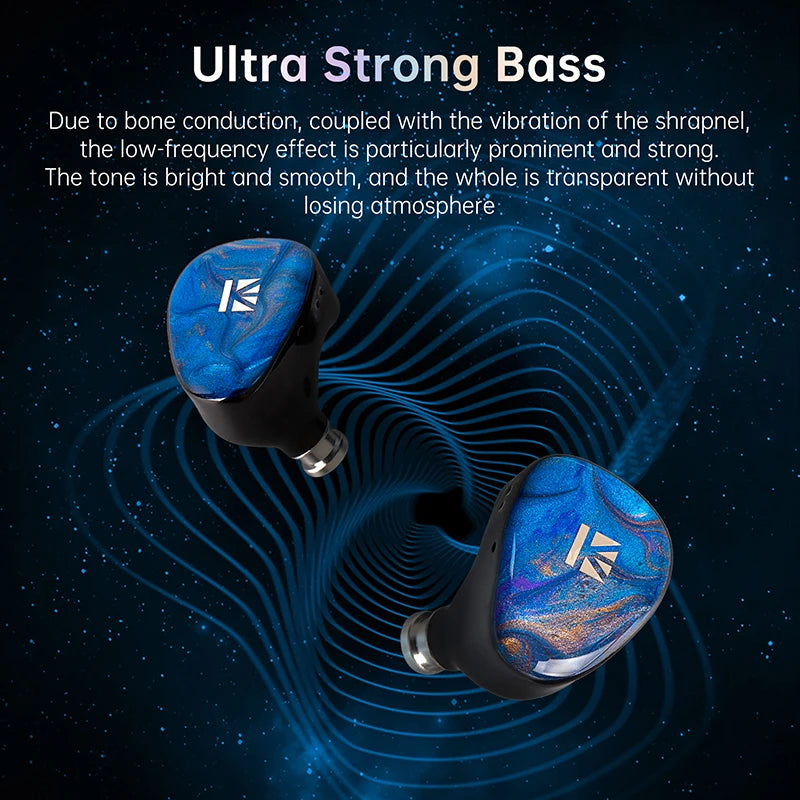 KBEAR KB02 Bone Conduction Dynamic Driver In Ear Headphones