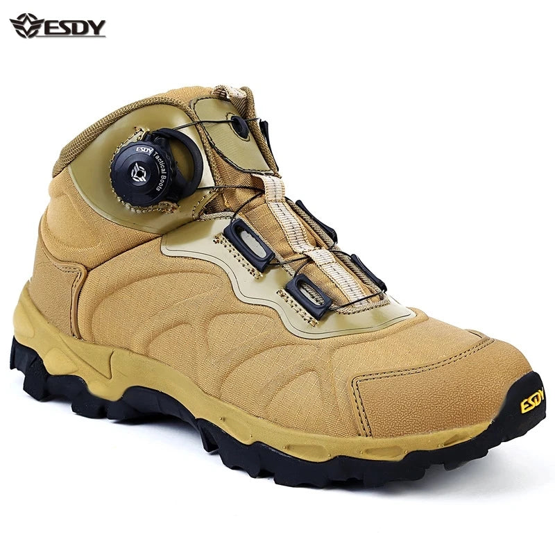 KOLINLOV Mens Waterproof Outdoor Hiking Boots