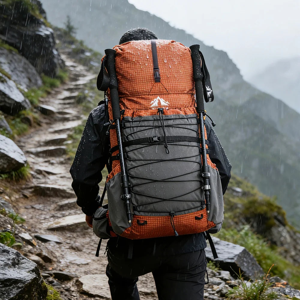 Night Cat Lightweight Hiking Backpack With Rain Cover