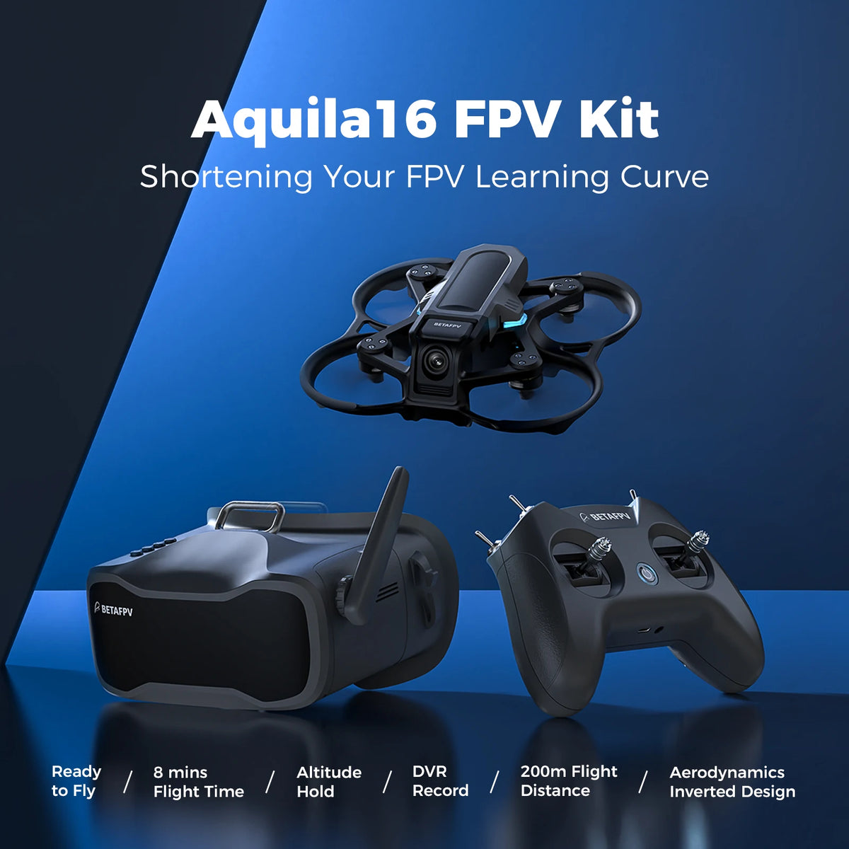 BETAFPV Aquila16 FPV Racing Drone Kit With Camera