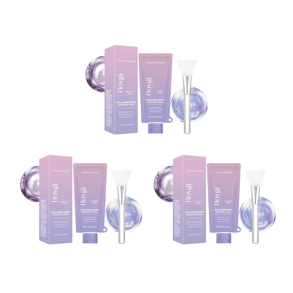 Hoygi Collagen Night Wrapping Mask For Firming Hydrating Skin