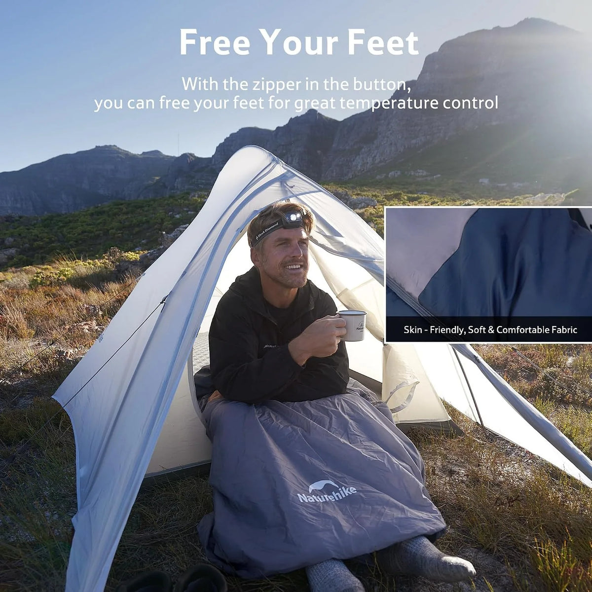 Naturehike Lightweight Compact Camping Sleeping Bag For Outdoor Adventures