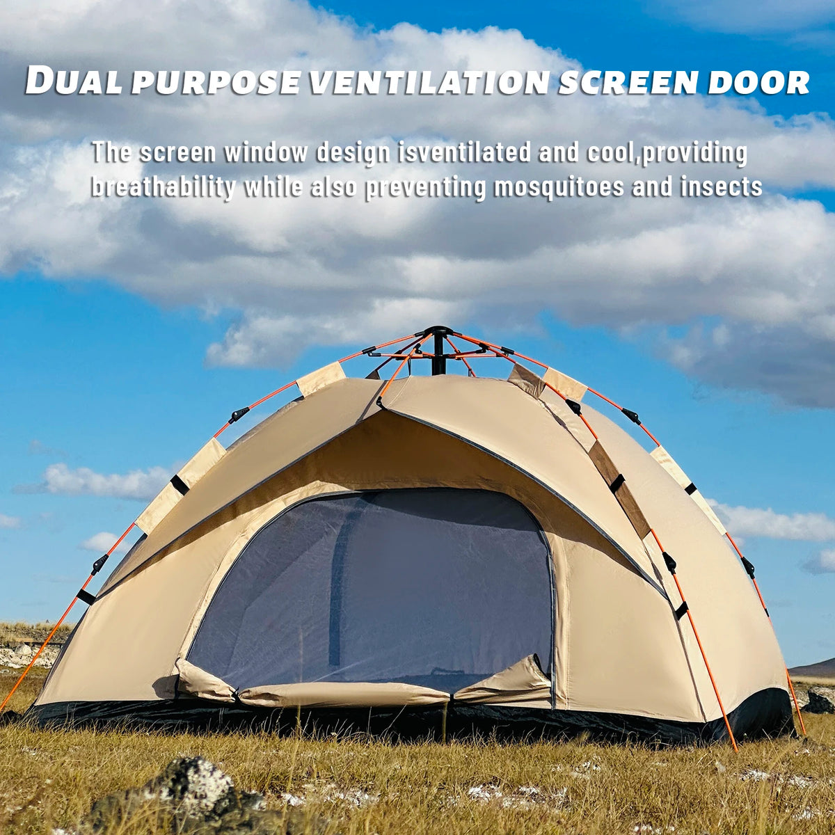 Pakicetus Automatic Pop Up Camping Tent for Outdoor Adventures
