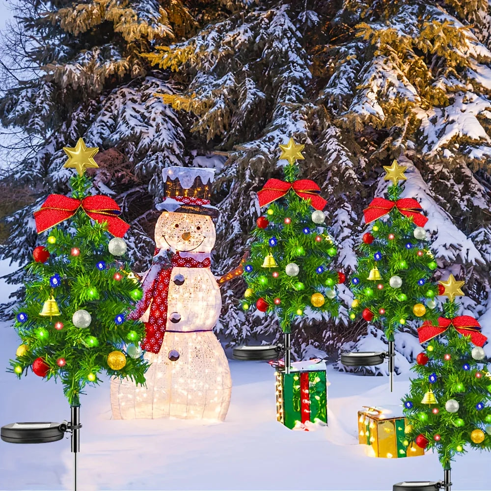 Solar Christmas Tree LED Garden Decorative Lights