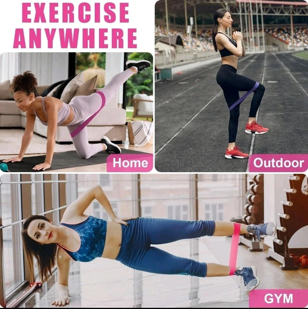 Resistance Loop Bands for Fitness Yoga and Exercise