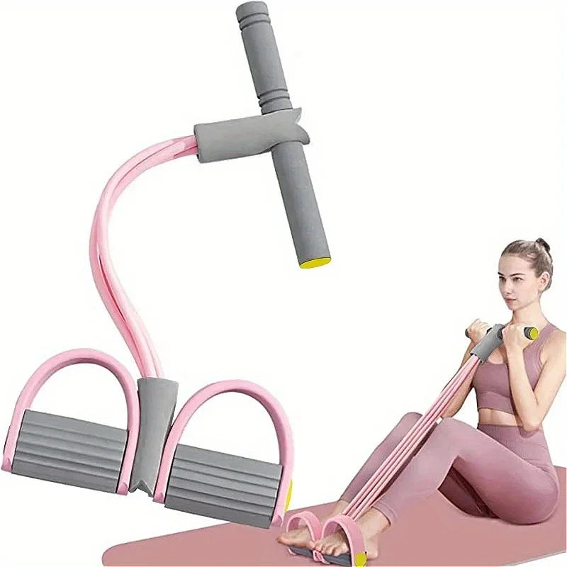 Multifunction Resistance Band Set With Comfort Handles