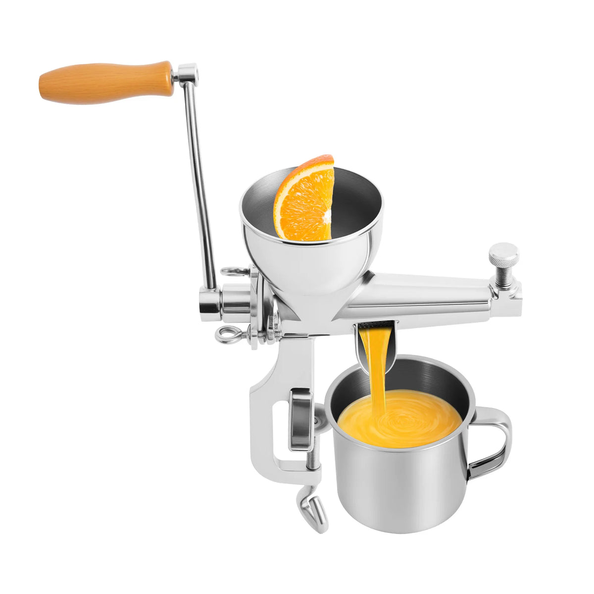 Bymaocar Manual Fruit Vegetable and Wheatgrass Juicer Press