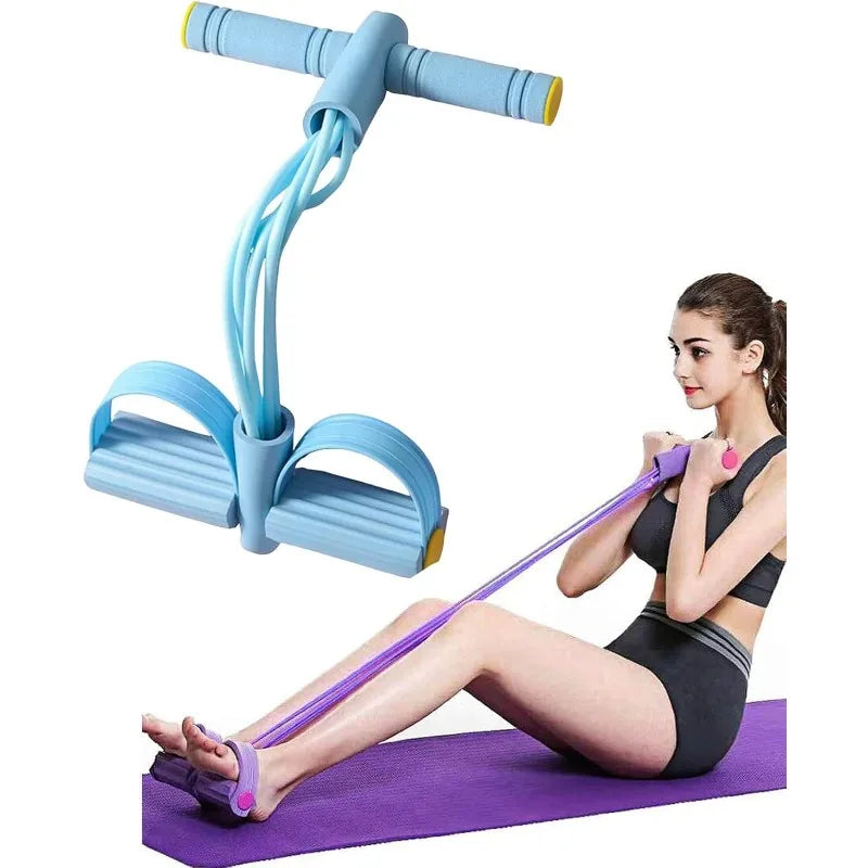 Multifunction Resistance Band Set With Comfort Handles