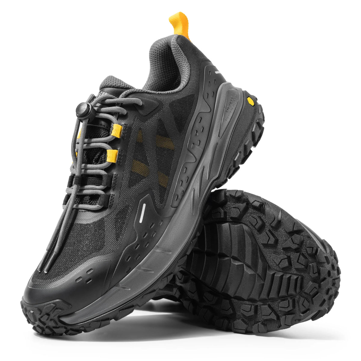 FitVille Men's Wide Waterproof Hiking Shoes With Quick Lace