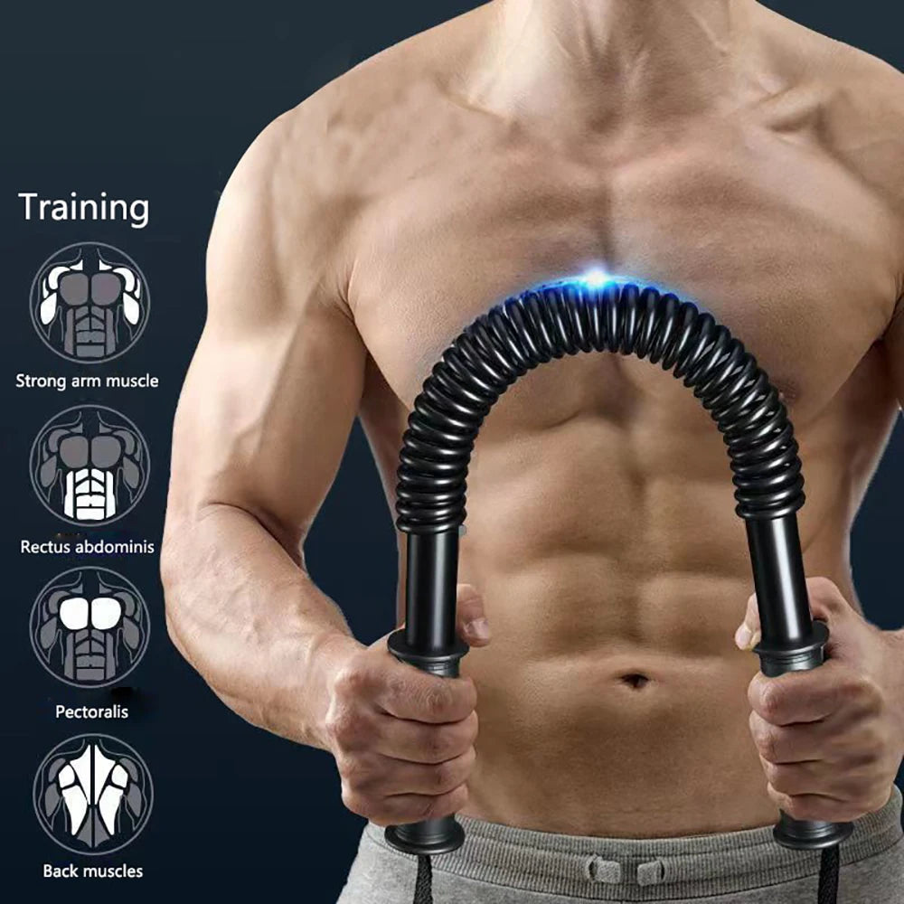 Spring Arm Strength Bar for Chest and Biceps Training