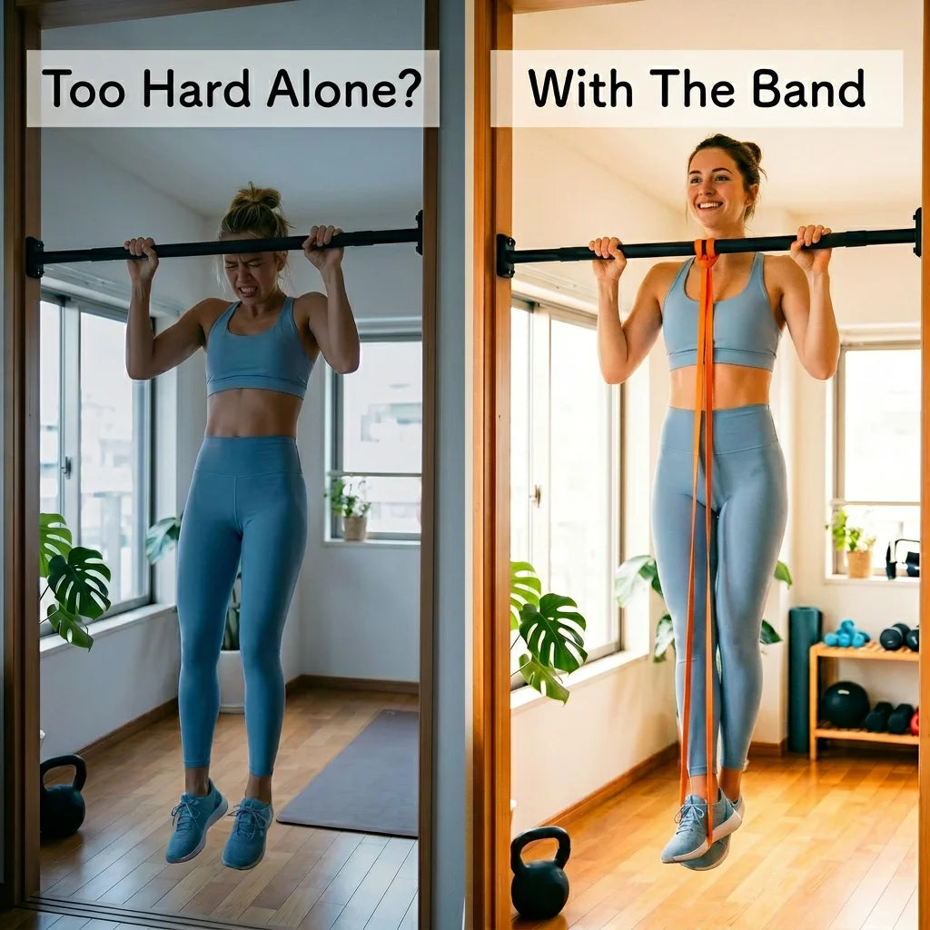 SUNPOW Pull Up Assistance Bands for Strength Training and Mobility