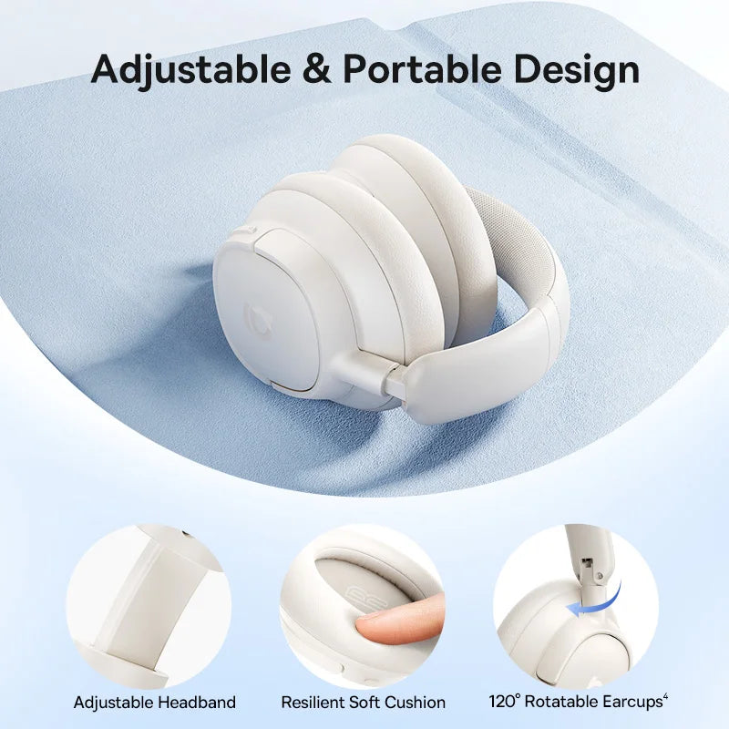 Baseus Bass Wireless Noise Canceling Over Ear Headphones