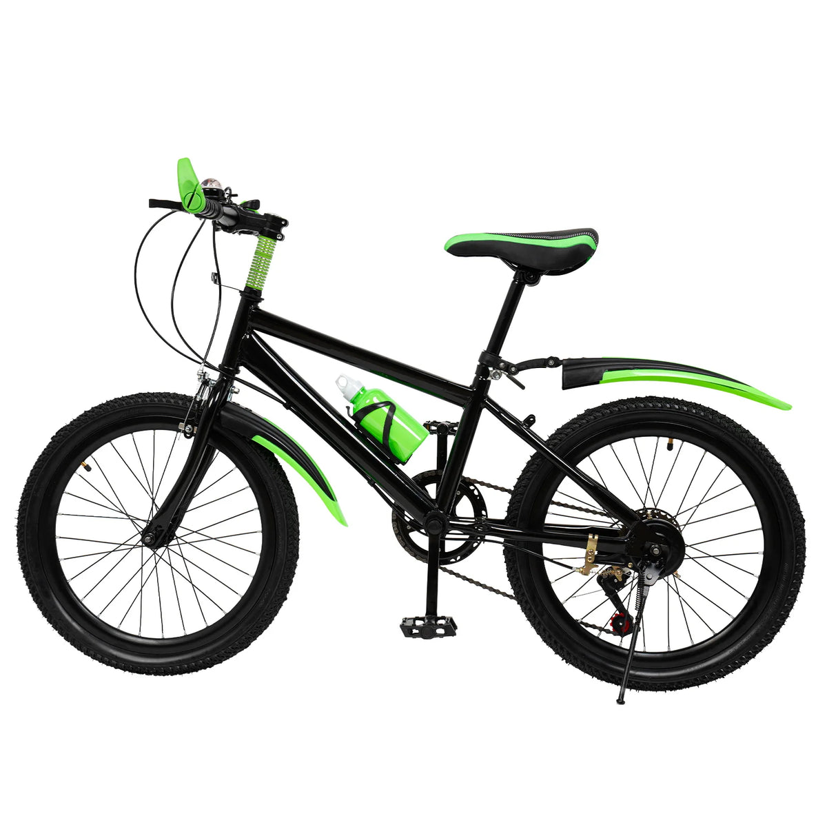 Folding Kids Mountain Bike With 7 Speed Dual Disc Brakes
