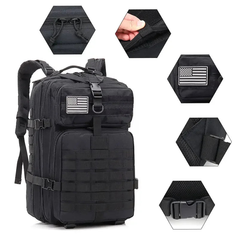 ReFire Gear Tactical Outdoor Backpack For Trekking And Travel