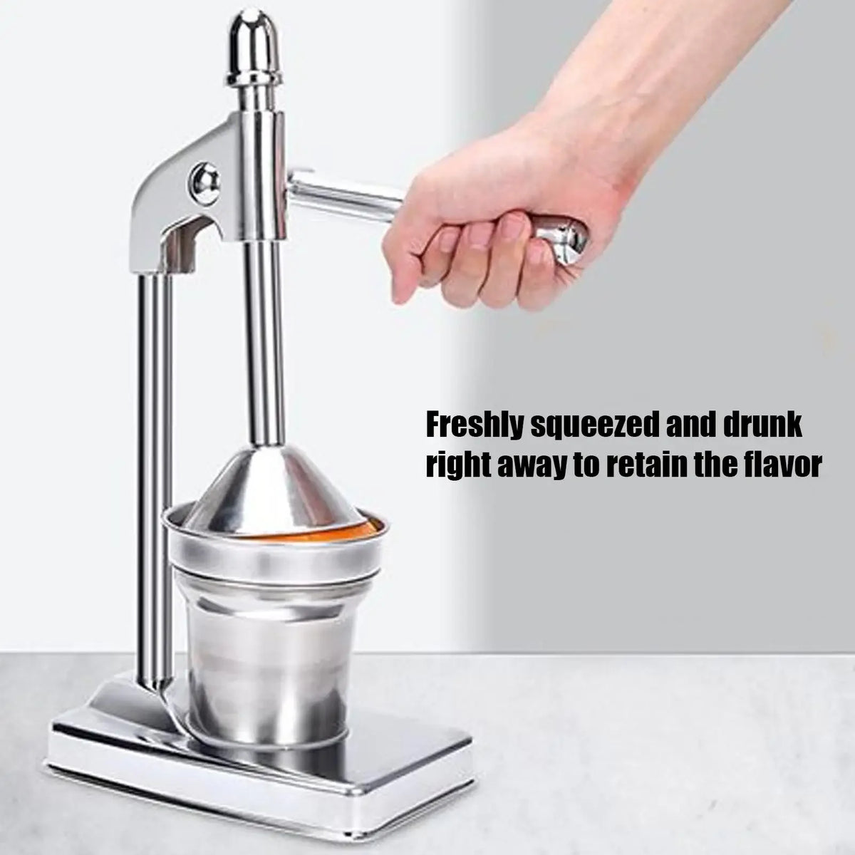 Manual Stainless Steel Citrus Juicer Fruit Press for Home Use