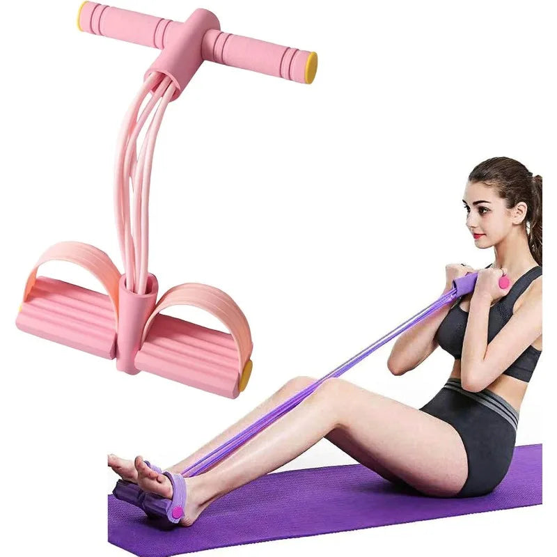 Multifunction Resistance Band Set With Comfort Handles