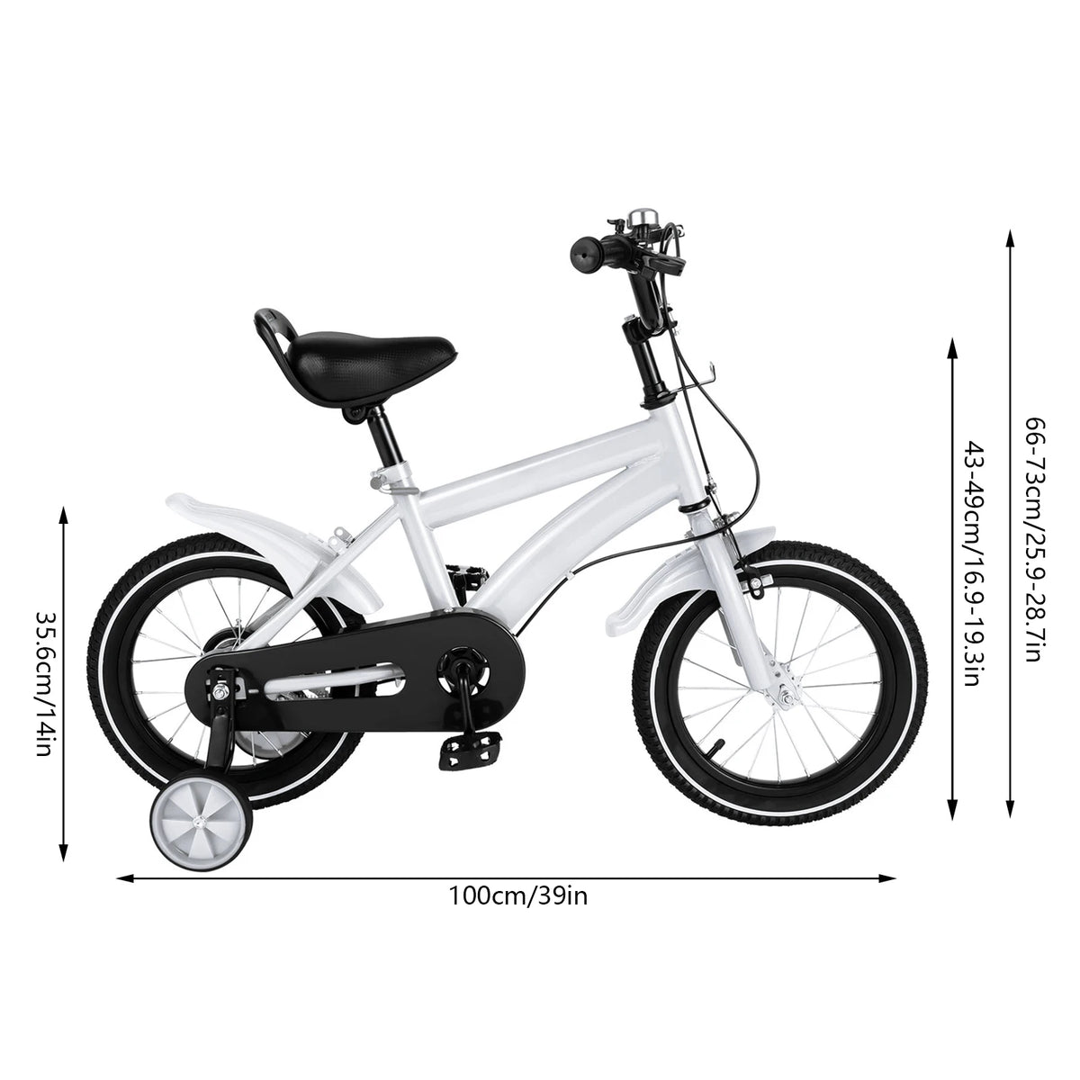 Children's Bicycle With Training Wheels For Young Riders