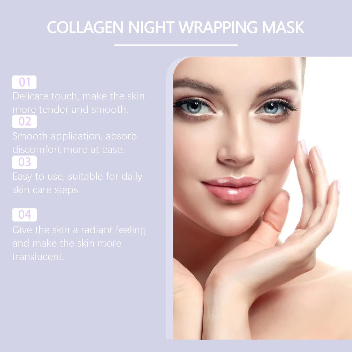 Hoygi Collagen Night Wrapping Mask For Firming Hydrating Skin