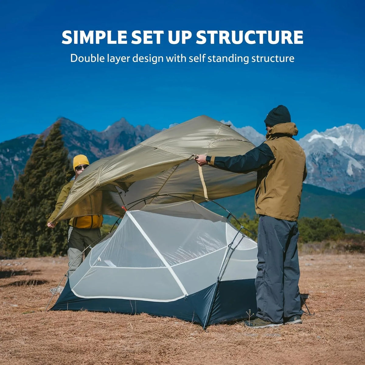 Naturehike Mongar Ultralight Waterproof Backpacking Tent and Shelter