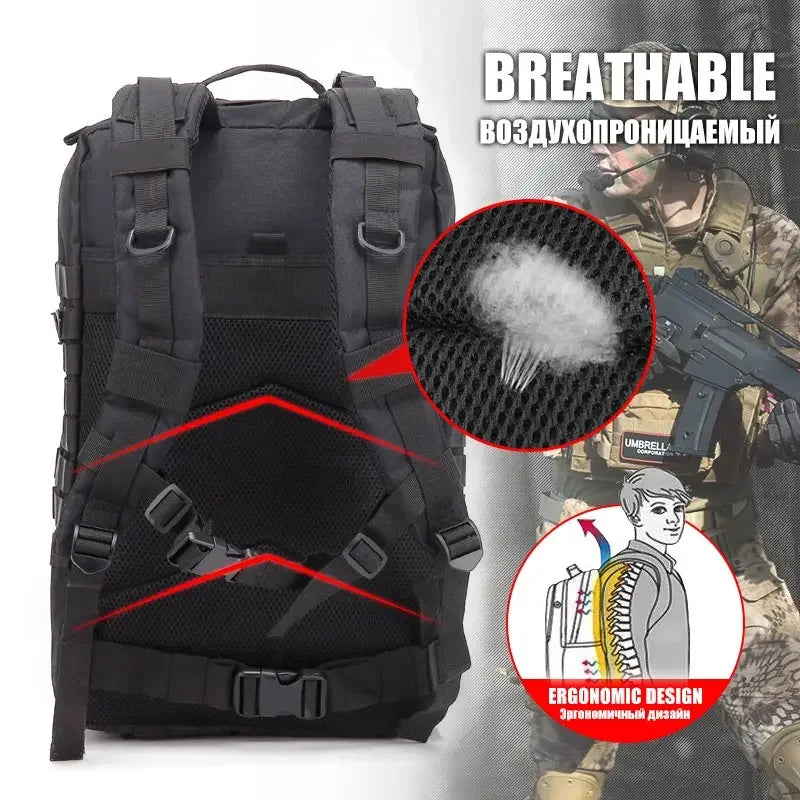 ReFire Gear Tactical Outdoor Backpack For Trekking And Travel