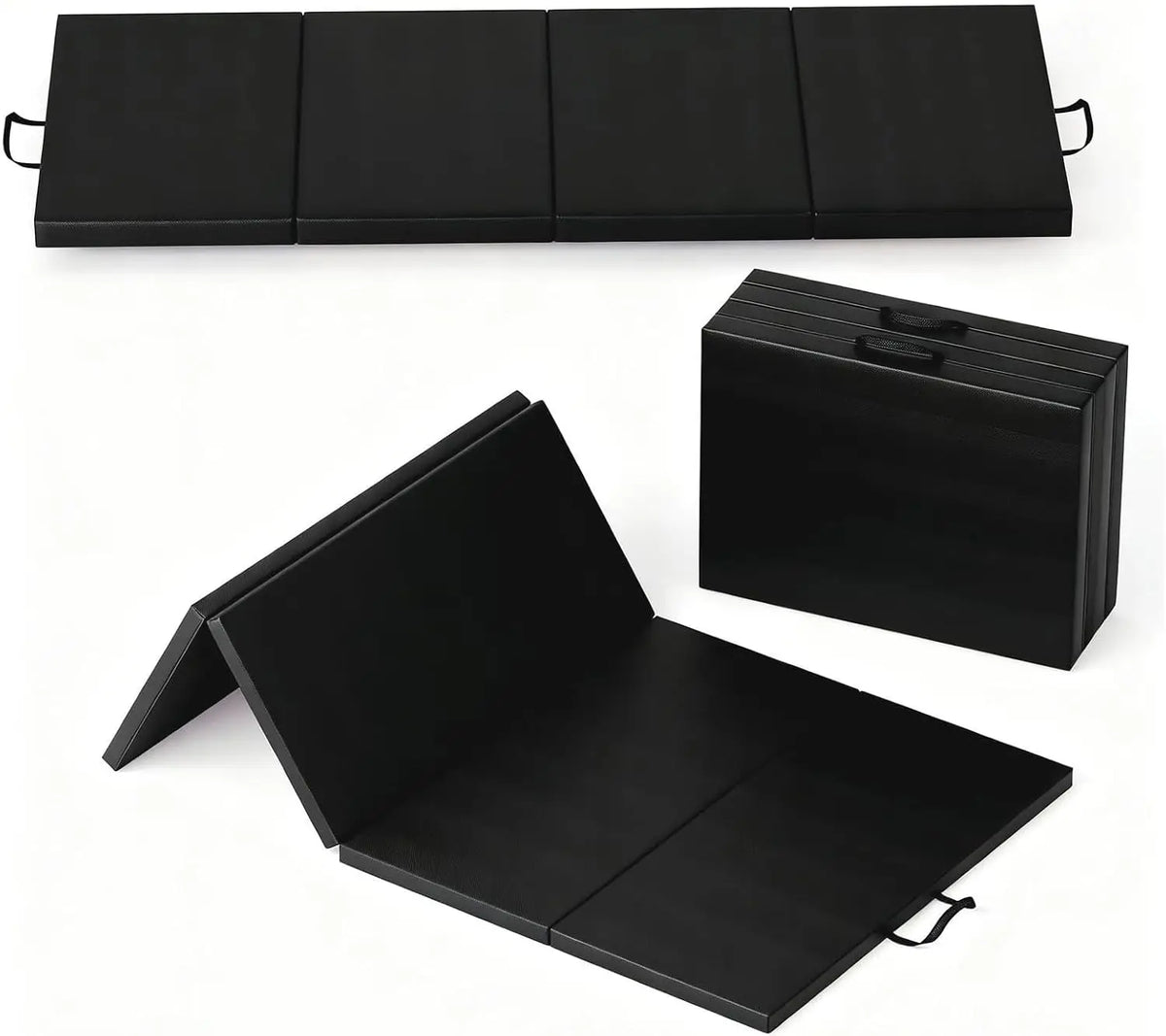 Foldable Cushioned Exercise Mat for Yoga and Home Workouts