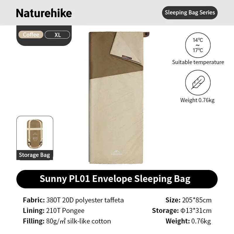 Naturehike Lightweight Compact Camping Sleeping Bag For Outdoor Adventures