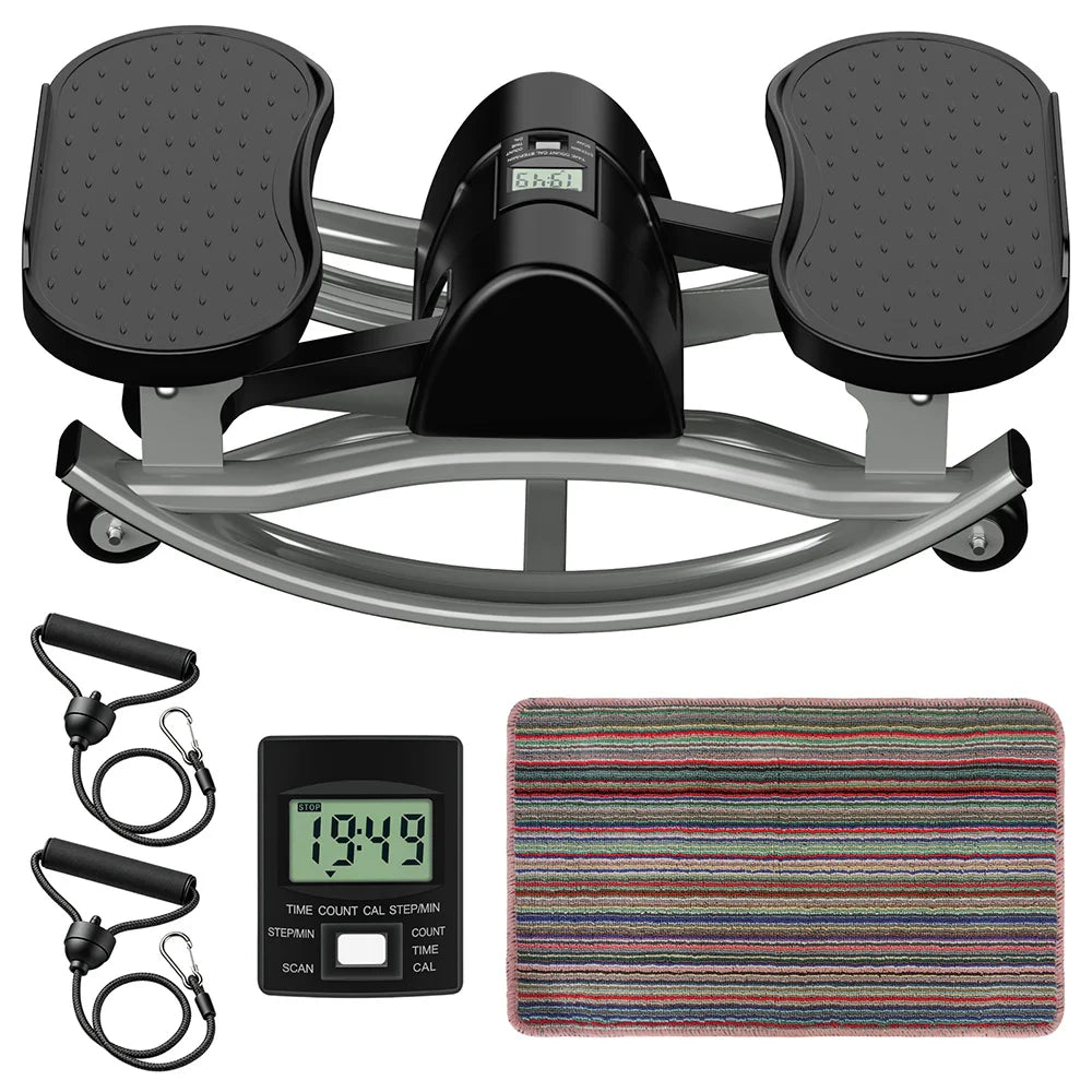 Intelligent Non Slip Twist Stepper Machine With Resistance Bands