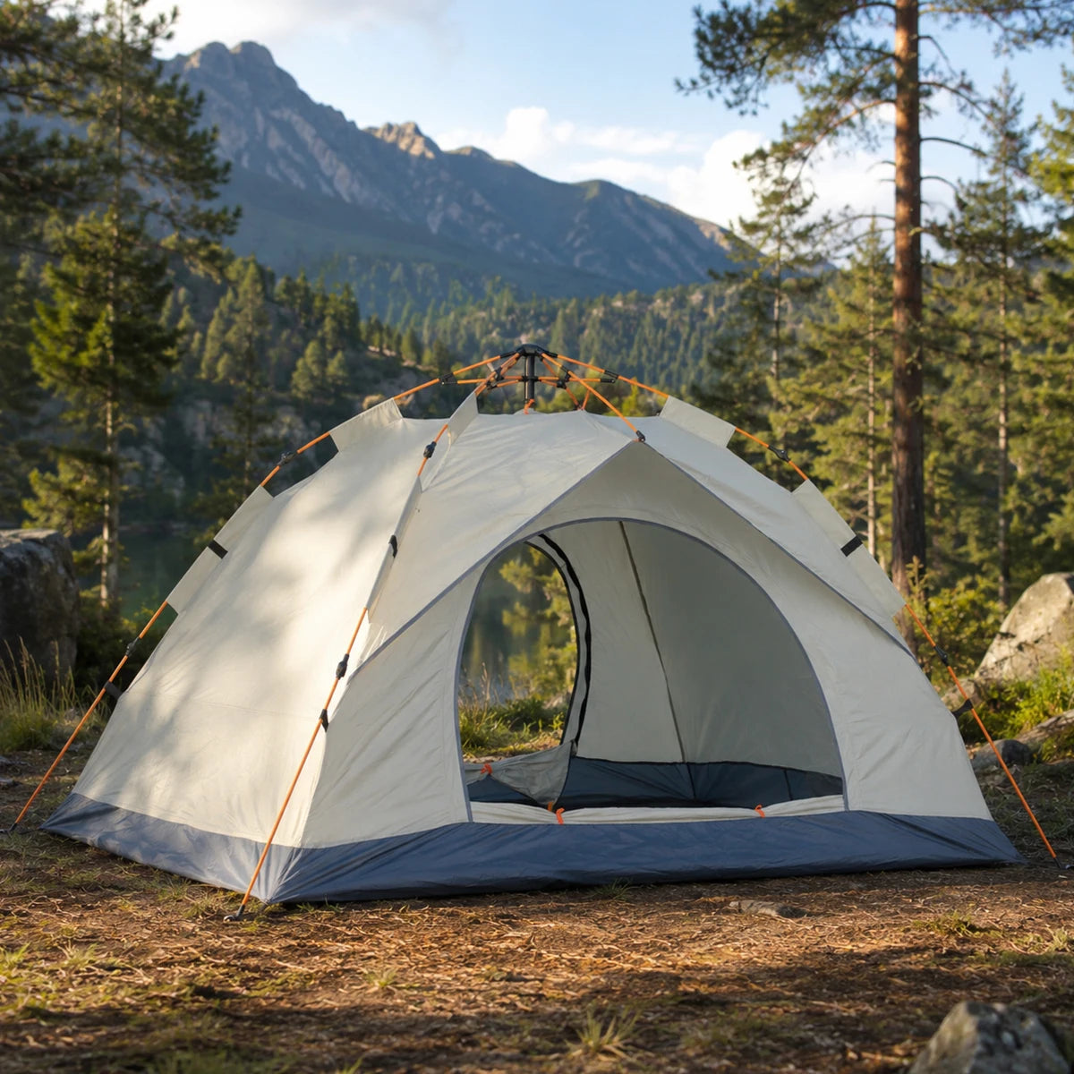 TRIBENEST Automatic Camping Tent Quick Setup Weather Resistant Shelter