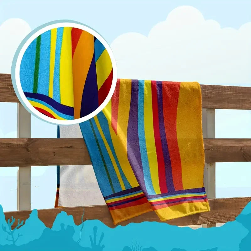 Quick Dry Sand Resistant Beach Towel Set