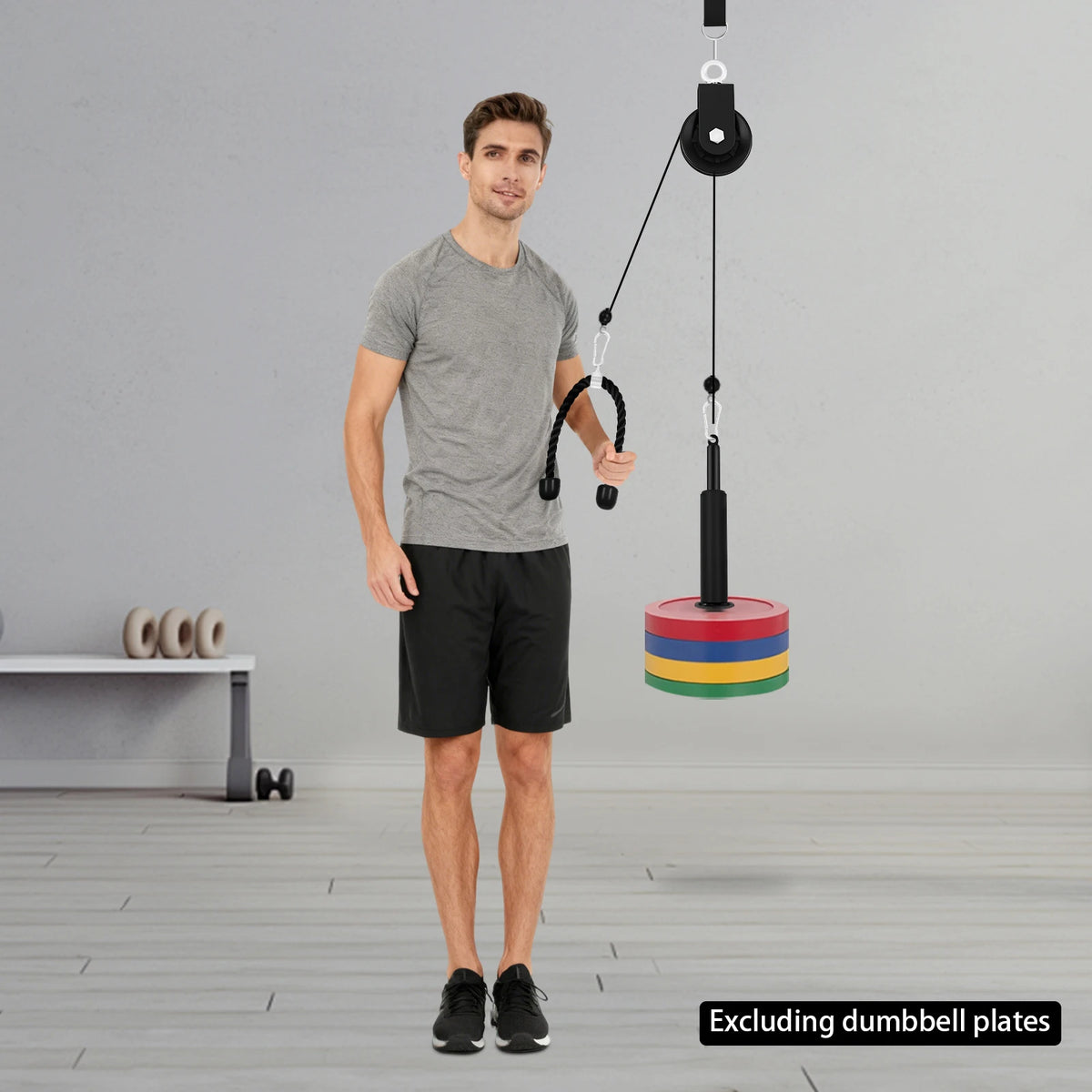 Home Gym Cable Pulley System for Strength Training Equipment