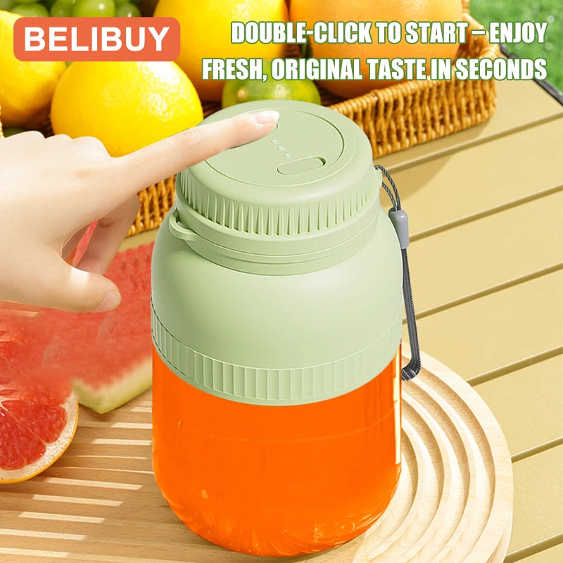 Portable USB Electric Juicer Blender With Six Stainless Steel Blades
