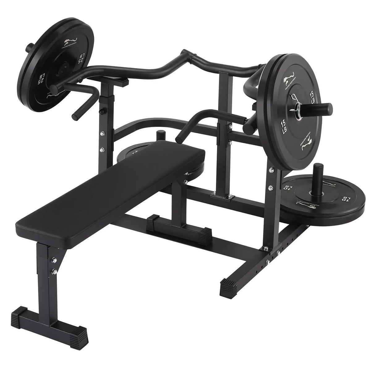 Chest Press Machine With Independent Converging Arms For Home Gym