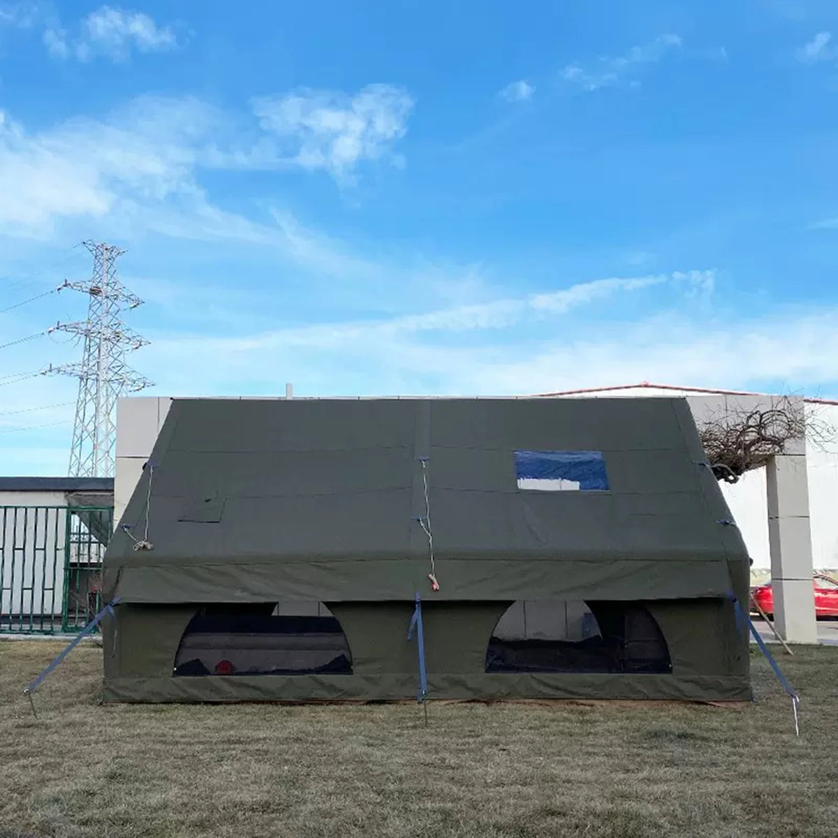 PAKICETUS Inflatable Glamping Tent For Outdoor Camping