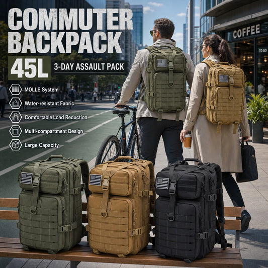 ReFire Gear Tactical Molle Backpack for Hiking Travel and Survival