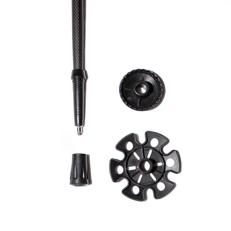 OKHEALING Ultralight Carbon Fiber Folding Trekking Poles