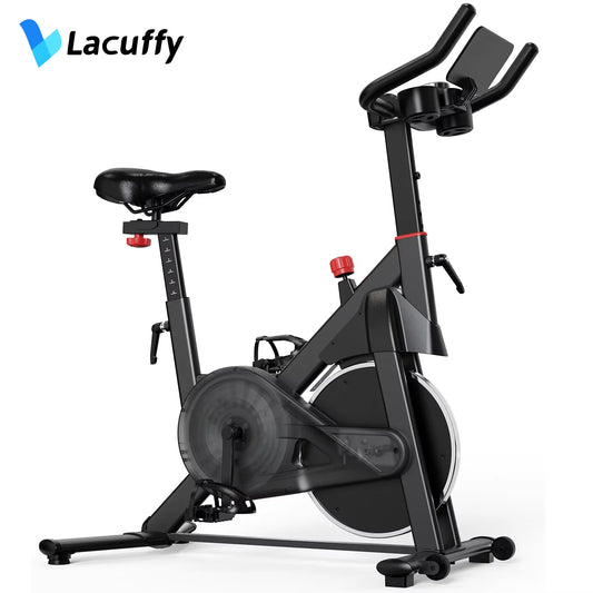 LACUFFY 32 Level Magnetic Resistance Exercise Bike With Bluetooth