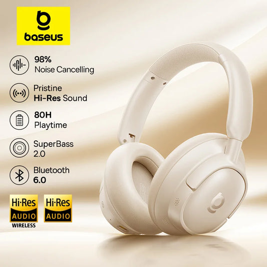 Baseus Bass Wireless Noise Canceling Over Ear Headphones