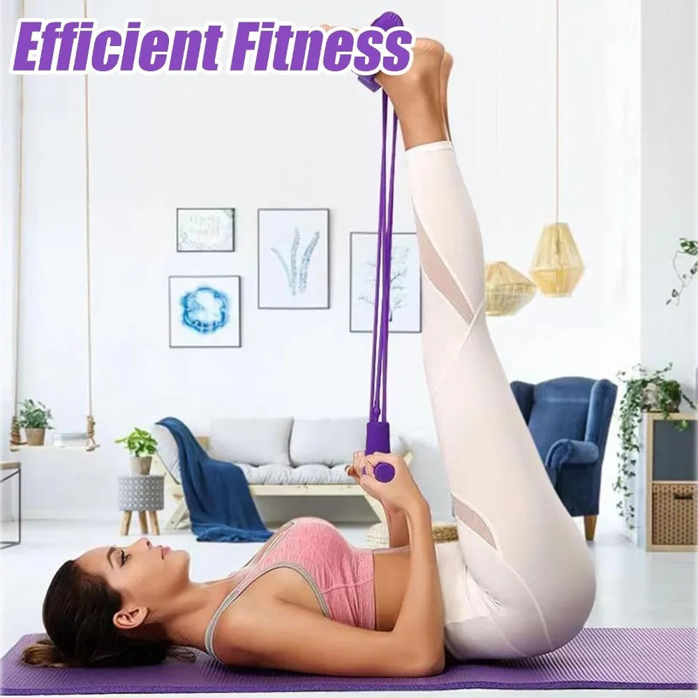 Multifunction Resistance Band Set With Comfort Handles